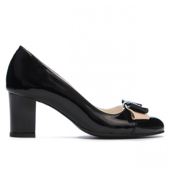 Scarpe eleganti donna 1265 vernice nera