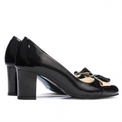 Scarpe eleganti donna 1265 vernice nera