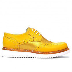 Scarpe casual donna 663-1 giallo combinato
