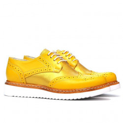 Scarpe casual donna 663-1 giallo combinato