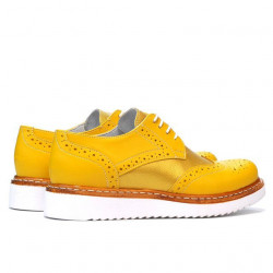 Scarpe casual donna 663-1 giallo combinato