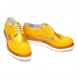 Scarpe casual donna 663-1 giallo combinato