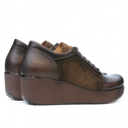 Scarpe casual donna 668 caffè combinato