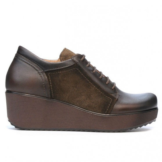 Scarpe casual donna 668 caffè combinato