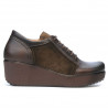Scarpe casual donna 668 caffè combinato