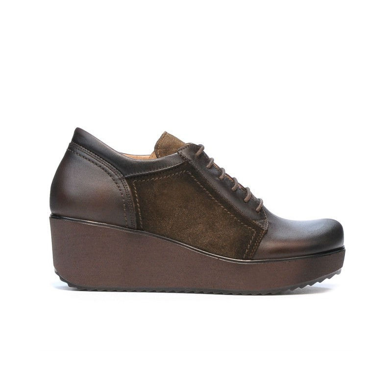 Scarpe casual donna 668 caffè combinato