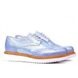 Scarpe casual donna 663-1 blu perlato combinato