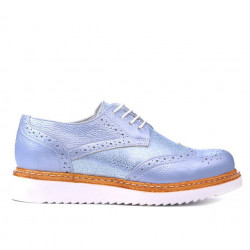 Scarpe casual donna 663-1 blu perlato combinato
