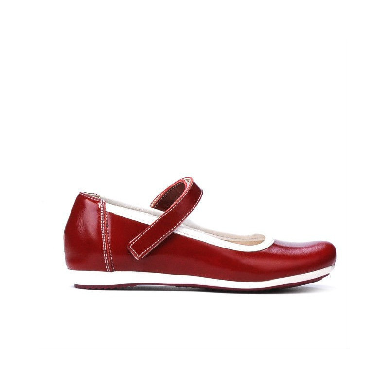 Scarpe bambini 151 vernice bordeaux