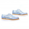 Scarpe casual donna 663-1 blu perlato combinato