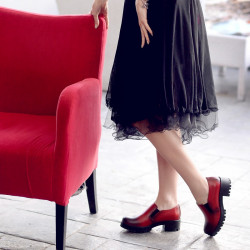 Scarpe casual donna 684 a rosso