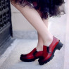 Scarpe casual donna 684 a rosso