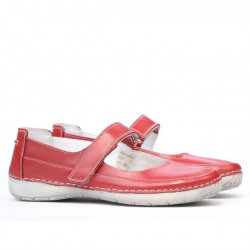 Mocassini donna 685 rosso