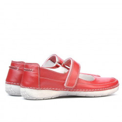Mocassini donna 685 rosso