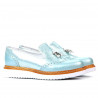 Scarpe casual donna 659 turchese combinato