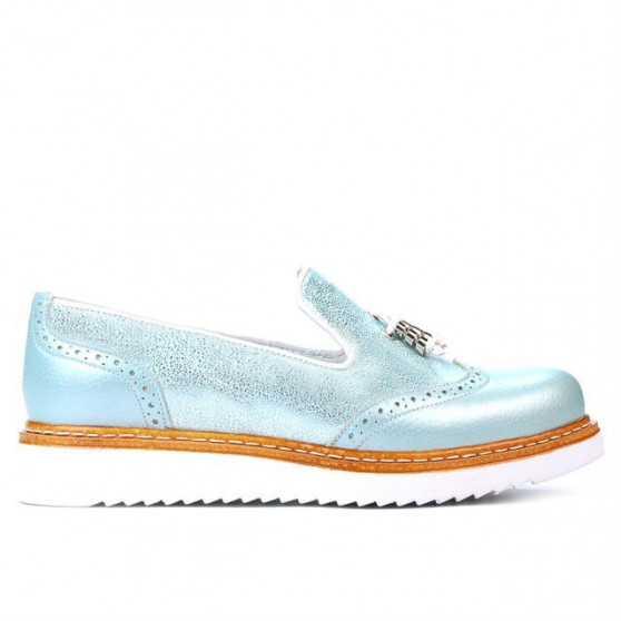 Scarpe casual donna 659 turchese combinato