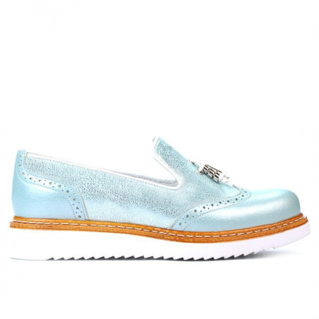Scarpe casual donna 659 turchese combinato