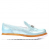 Scarpe casual donna 659 turchese combinato