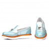 Scarpe casual donna 659 turchese combinato