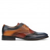 Scarpe casual/eleganti uomo 874 indaco+marrone