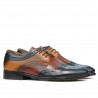 Scarpe casual/eleganti uomo 874 indaco+marrone