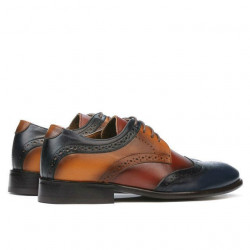 Scarpe casual/eleganti uomo 874 indaco+marrone