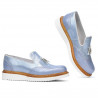 Scarpe casual donna 659 blu perla combinato