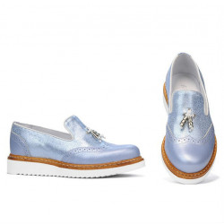 Scarpe casual donna 659 blu perla combinato