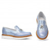 Scarpe casual donna 659 blu perla combinato