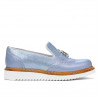 Scarpe casual donna 659 blu perla combinato