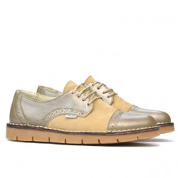 Scarpe casual donna 7001-1 sabbia combinata