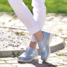 Scarpe casual donna 663-1 blu perlato combinato lifestyle