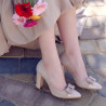 Scarpe eleganti donna 1262 antilope avorio combinato lifestyle