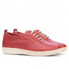 Mocassini donna 688 rosso