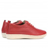 Mocassini donna 688 rosso