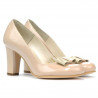 Scarpe eleganti donna 1245 vernice avorio combinato