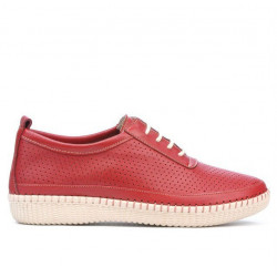 Mocassini donna 688 rosso
