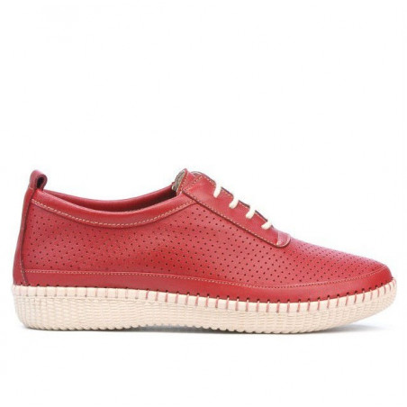 Mocassini donna 688 rosso
