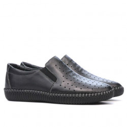 Mocassini donna / adolescenti 689 nero