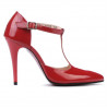 Sandali donna 1237 vernice rossa