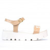 Sandali donna 5034 vernice nude