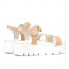 Sandali donna 5034 vernice nude