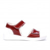 Sandali per bambini 532 vernice bordeaux