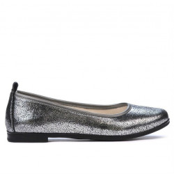 Ballerine donna 687 argento perlato