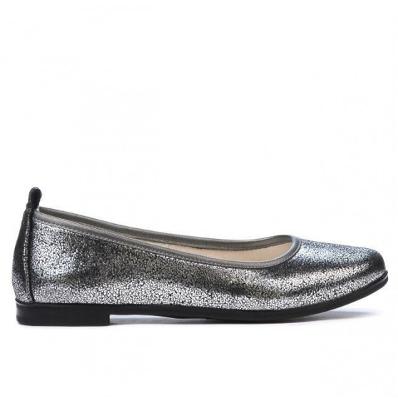 Ballerine donna 687 argento perlato