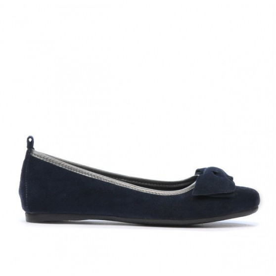 Ballerine donna 638 indaco velluto
