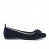 Ballerine donna 638 indaco velluto