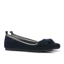 Ballerine donna 638 indaco velluto