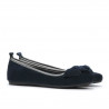 Ballerine donna 638 indaco velluto