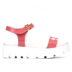 Sandali da donna 5034 vernice rosa